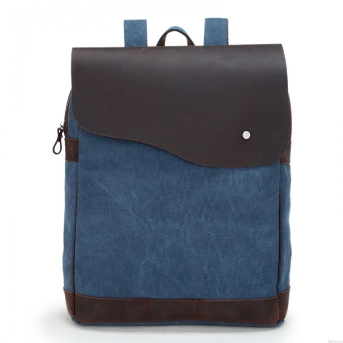 Man Design Backpack Anti Theft Canvas