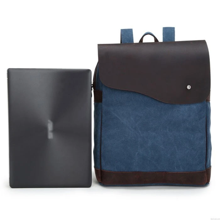 Man Design Backpack Anti Theft Canvas
